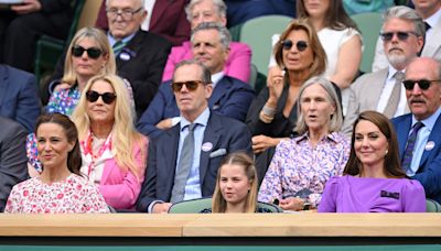 Princess Charlotte adorably reacts to mom Kate Middleton's standing ovation at Wimbledon