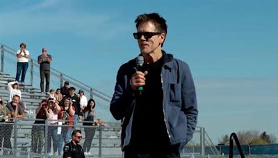 Kevin Bacon returns to ‘Footloose’ high school to mark film’s 40th anniversary