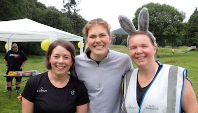 PICTURES: Megan Keith joins Torvean junior parkrun for special run ahead of Paris 2024