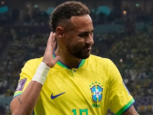 Captan a Neymar llorando tras la eliminación de Brasil en la Copa América 2024