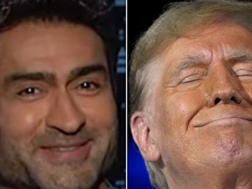 ‘Kimmel’ Guest Host Kumail Nanjiani Reveals Moment Trump ‘S**t The Bed’ On Film