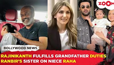 Rajinikanth Shares a Sweet Moment with His Grandson | Riddhima Kapoor on Baby Raha Kapoor