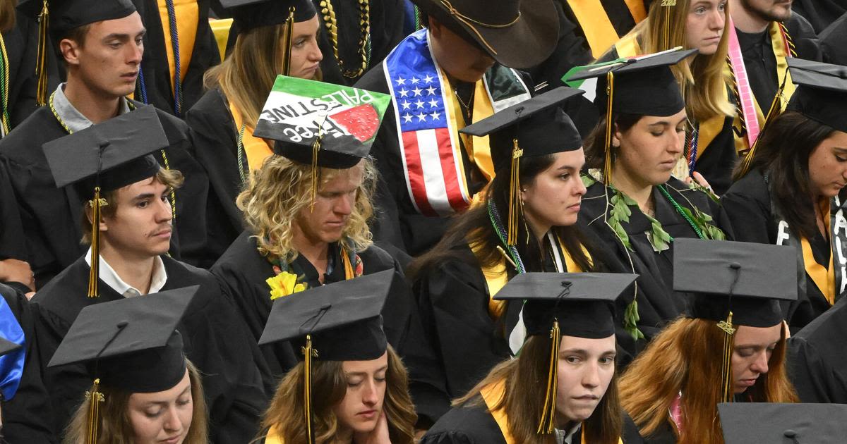 Palestine, Israel solidarity on full display at Colorado College's 2024 commencement