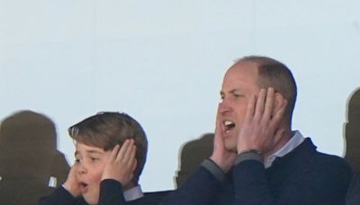 Prince William celebrates his favourite football team qualifying for the Champions League