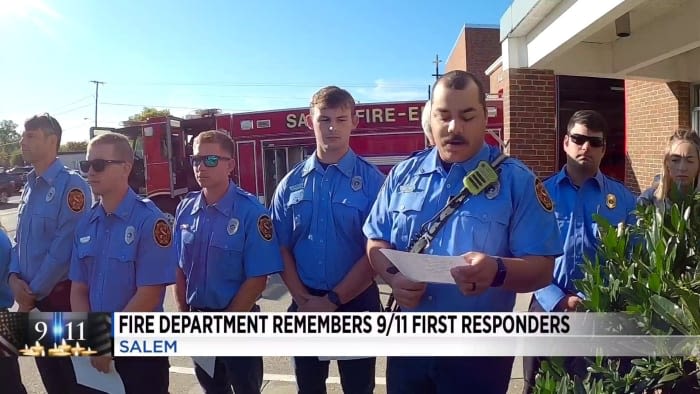 WATCH: Salem Fire Department remembers 9/11 First Responders