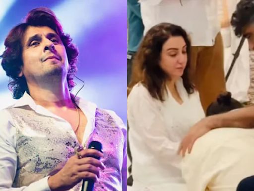 Sonu Nigam breaks down at Tishaa Kumar’s prayer meet, cries on Krishan Kumar’s lap: ‘He has a pure soul’