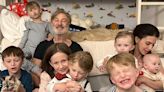 Hilaria Baldwin Celebrates Alec Baldwin's 65th Birthday in Cozy Photo with All 7 Kids