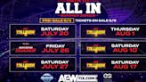 Five Consecutive AEW Collision Tapings Set For Arlington, Texas As Part Of Path To All In Summer Series