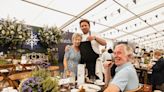 TV chef James Martin cooks for guests at record-breaking countryside event