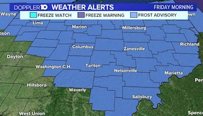 Frost Advisory expires for central Ohio