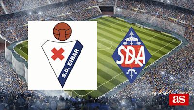 Eibar 5-0 SD Amorebieta: resultado, resumen y goles
