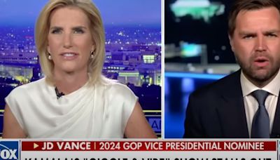 Laura Ingraham Flatters JD Vance To His Face In Most Cringeworthy Way