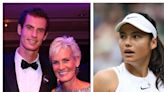 Tensión entre Raducanu y la madre de Andy Murray tras su abandono en Wimbledon