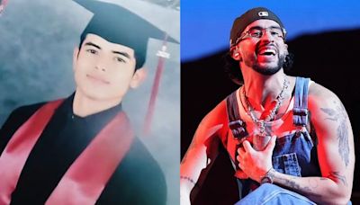 TikTok: Joven se gradúa del Cbtis y dedica logró a Bad Bunny; reacción de mamá se vuelve viral