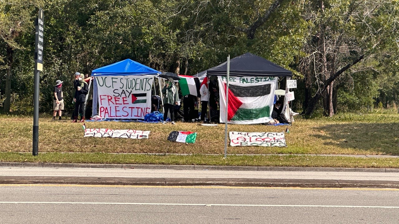 Peaceful pro-Palestine demonstrations continued at UCF for second day
