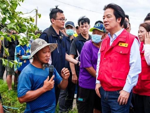 賴清德屏東勘災 周春米喊話中央金援地方建設