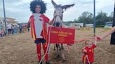 Carrera de burros en Pañeda (Siero)