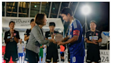 ...Souvenirs for the International Friendly Matches of the Japan Men's National Blind Football Team at the "DAICEL Blind Football Japan...