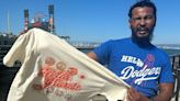 Sacrilegious Dodgers shirts sold outside SF Giants game