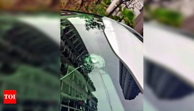 Crack in Windshield Sparks Gunshot Fears in Noida Condo | Noida News - Times of India