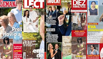 Las revistas del corazón esta semana: Eva González, ajena a la polémica de Lucía Rivera, se escapa a Cádiz