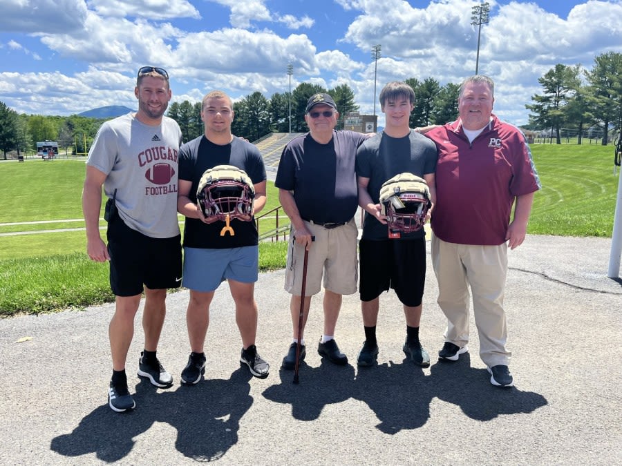 Pulaski County HS Football receives over $10k in safety equipment from former alumni