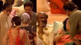 Shah Rukh Khan touches Amitabh Bachchan’s feet, greets Rajinikanth with folded hands at Anant Ambani and Radhika Merchant’s wedding. Watch