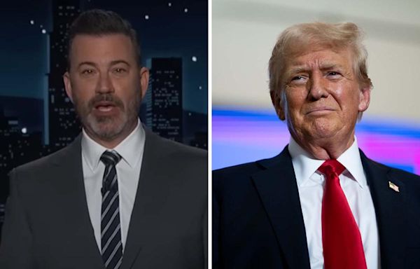 'Live's Jimmy Kimmel says Trump's behavior after the debate has been embarrassing: "He doesn't have the temperament to run a Dairy Queen, never mind the country"