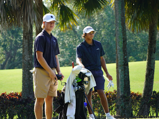 Photos: Tiger Woods and Trevor Immelman watch their sons, Charlie and Jacob, play in AJGA event