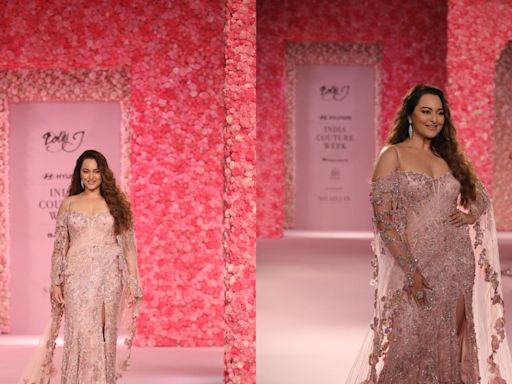 Sonakshi Sinha Wows the Audience in a Lilac Ensemble as She Turns Showstopper for Dolly J at ICW 2024 - News18