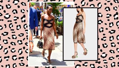 Lupita Nyong'o's leopard & lace slip dress looks like designer - but I spotted the price and it's so affordable