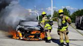 Vehicle fire on I-4 causes delays during rush hour traffic Monday evening