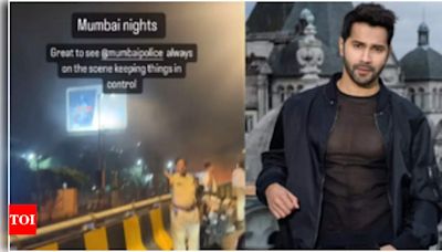 Varun Dhawan: Great to see Mumbai Police always keeping things in control | Hindi Movie News - Times of India