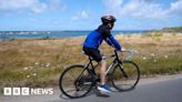 Teen cycles 100km around Alderney for sailing club