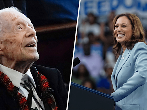 Jimmy Carter's grandson says former president is 'trying to make it to vote for Kamala Harris'