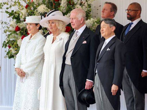 UK's King Charles welcomes Japan's Emperor Naruhito for state visit