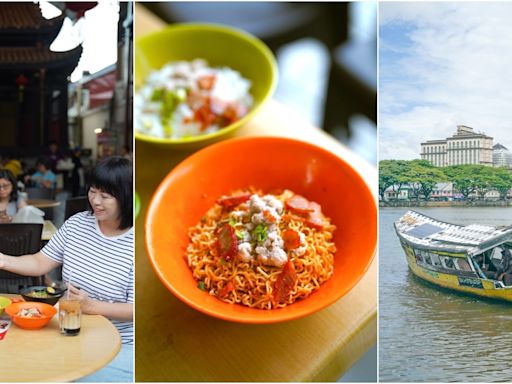 馬來西亞「貓城」古晉 華埠老街嚐神之早餐、搭遊船漫遊砂拉越河看夕陽