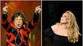 ‘She’s an amazing singer, but I’ve worn sparklier dresses’: Mick Jagger gives shout-out to Adele at BST show