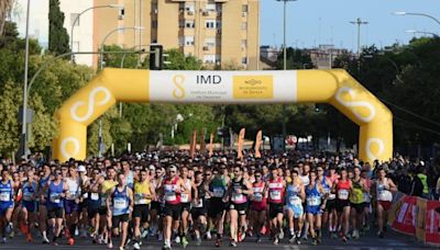 Alejandro Garrido y Tamara Pérez ganan la primera prueba del circuito de carreras populares #Sevilla10