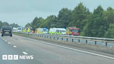 Lorry driver dies after vehicle comes off A92 dual carriageway