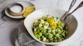 Crumbled Feta Adds Tangy Creaminess To A Bowl Of Lima Beans