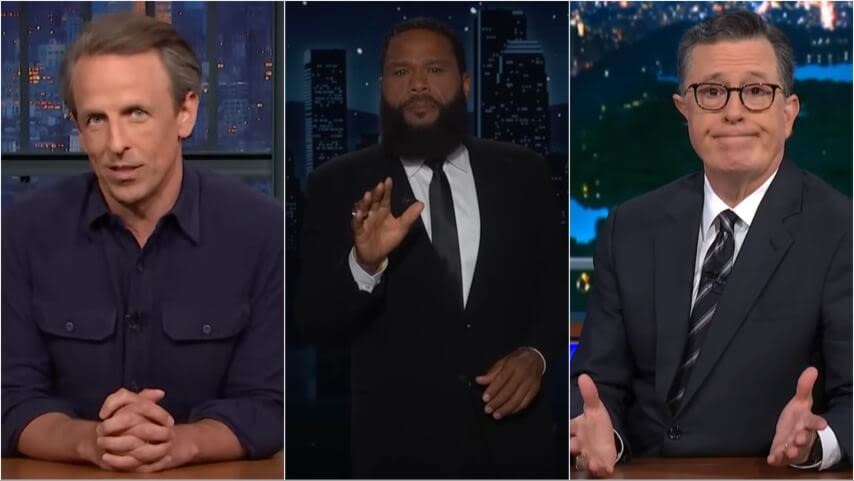 Late night TV grapples with the Donald Trump rally shooting