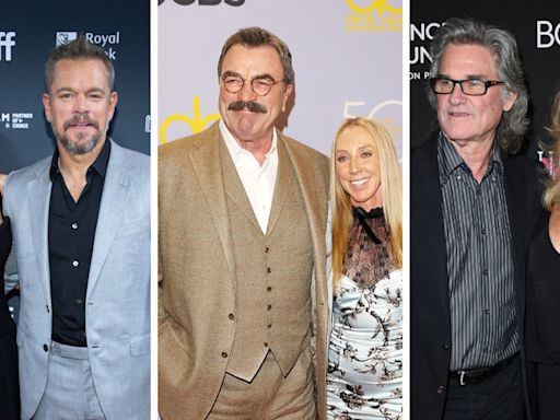 Matt Damon to Tom Selleck: long-lasting celebrity couples that found love in the most unusual ways