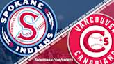Late homer drops Spokane Indians in 3-1 loss to Vancouver, snapping six-game win streak