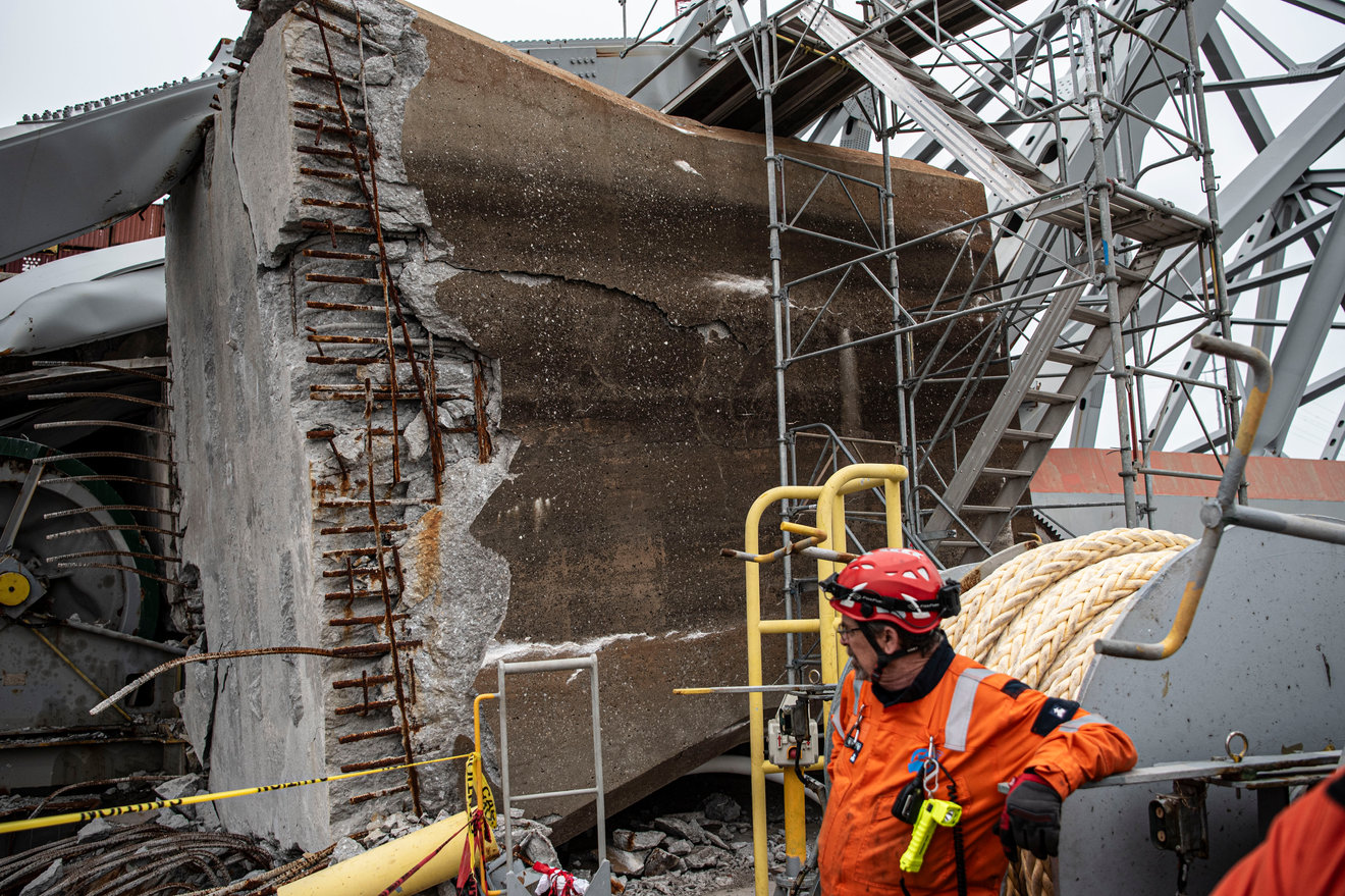 How close are crews to moving the ship that brought down the Key Bridge in Baltimore - WTOP News