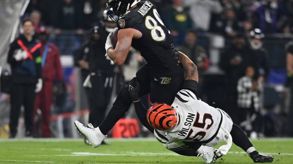 PFF names Mark Andrews as the Ravens' bounce-back candidate for 2024