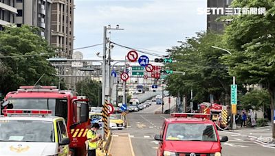 新竹「晴空匯」火警2消殉職！吊車大王加入救援126人 封路癱瘓上班車流