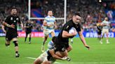 Will Jordan makes Rugby World Cup history with semi-final hat-trick