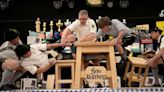 In pictures: German men test strength in Bavaria's wacky finger wrestling championship