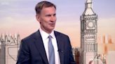 Jeremy Hunt says there’s ‘too much negativity’ about Britain’s economy as he fails to rule out shock income tax cut